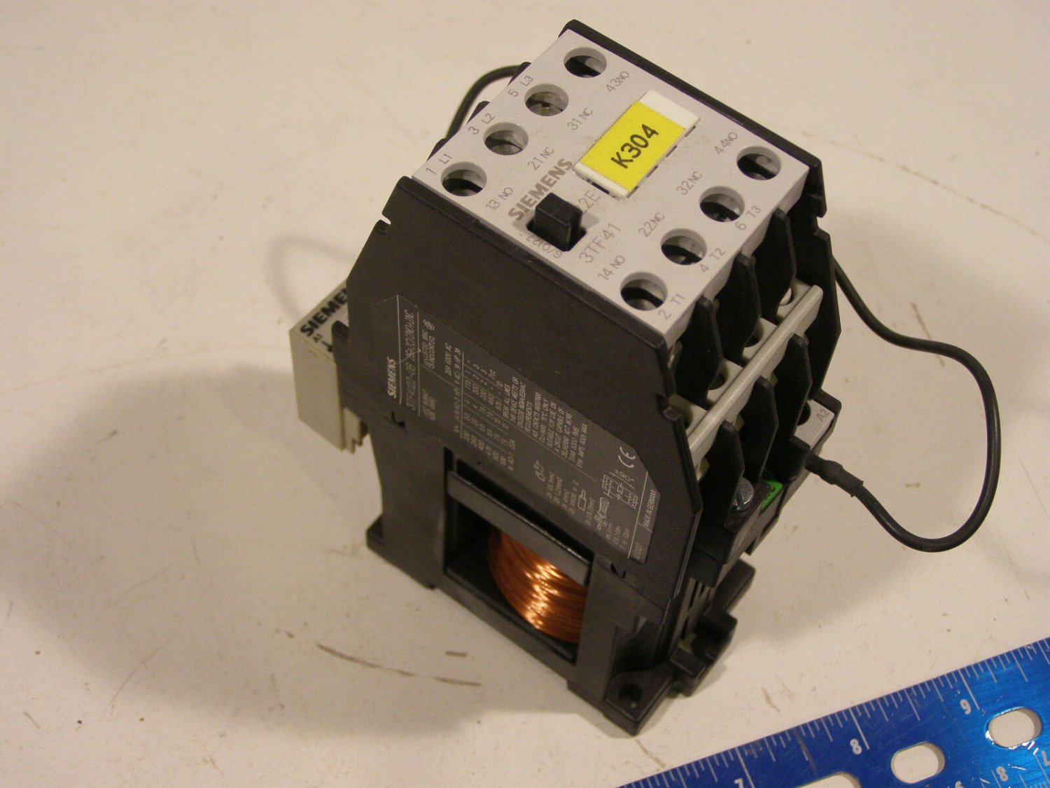Siemens 3TF41 Contactor 20A 24VDC Coil 60 Day Warranty + Free Shipping