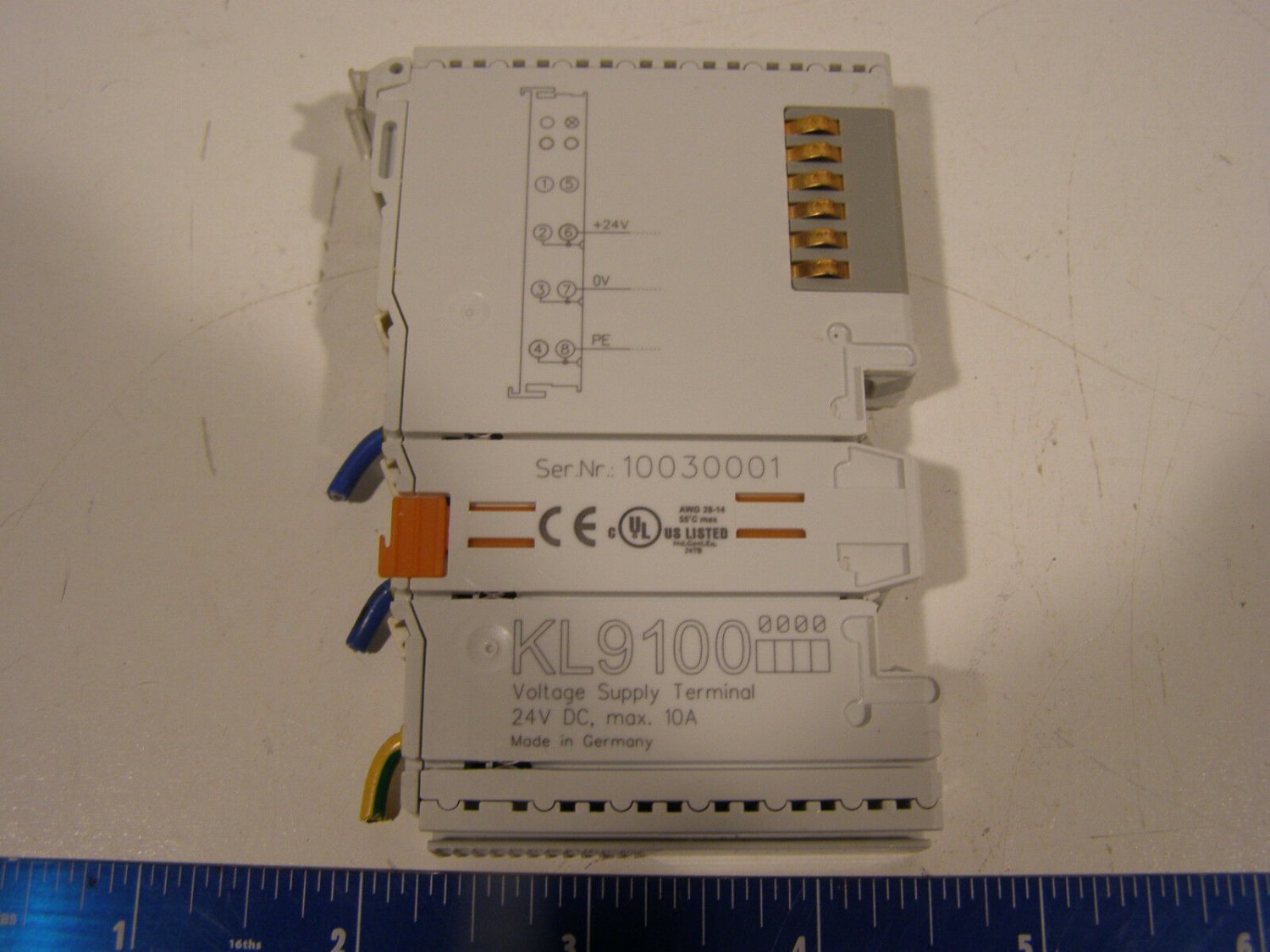 Beckhoff KL9100 CANopen Voltage Supply 24vdc 60 Day Warranty + Free Shipping