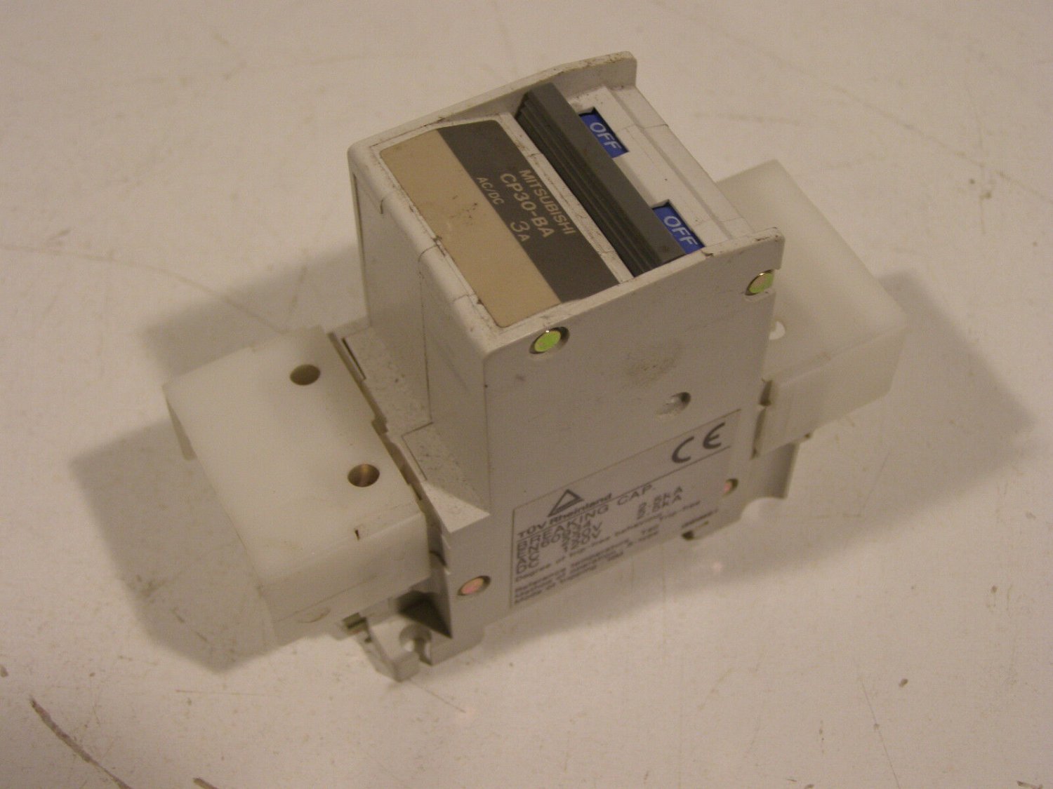 Mitsubishi CP30-BA Circuit Protector 250ac/125dc 2P 3A 60 Day Warranty+Free Ship