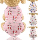Spring Summer Puppy Dog Cat Clothes Breathable Soft Pet Clothing