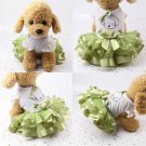 Sweet Dog Bow Dress Pet Dresses for Small Dog Wedding Dress