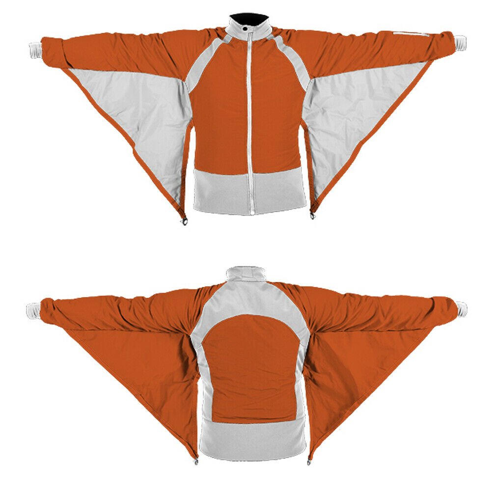 Skydiving Camera Jacket Orange eye catchie design