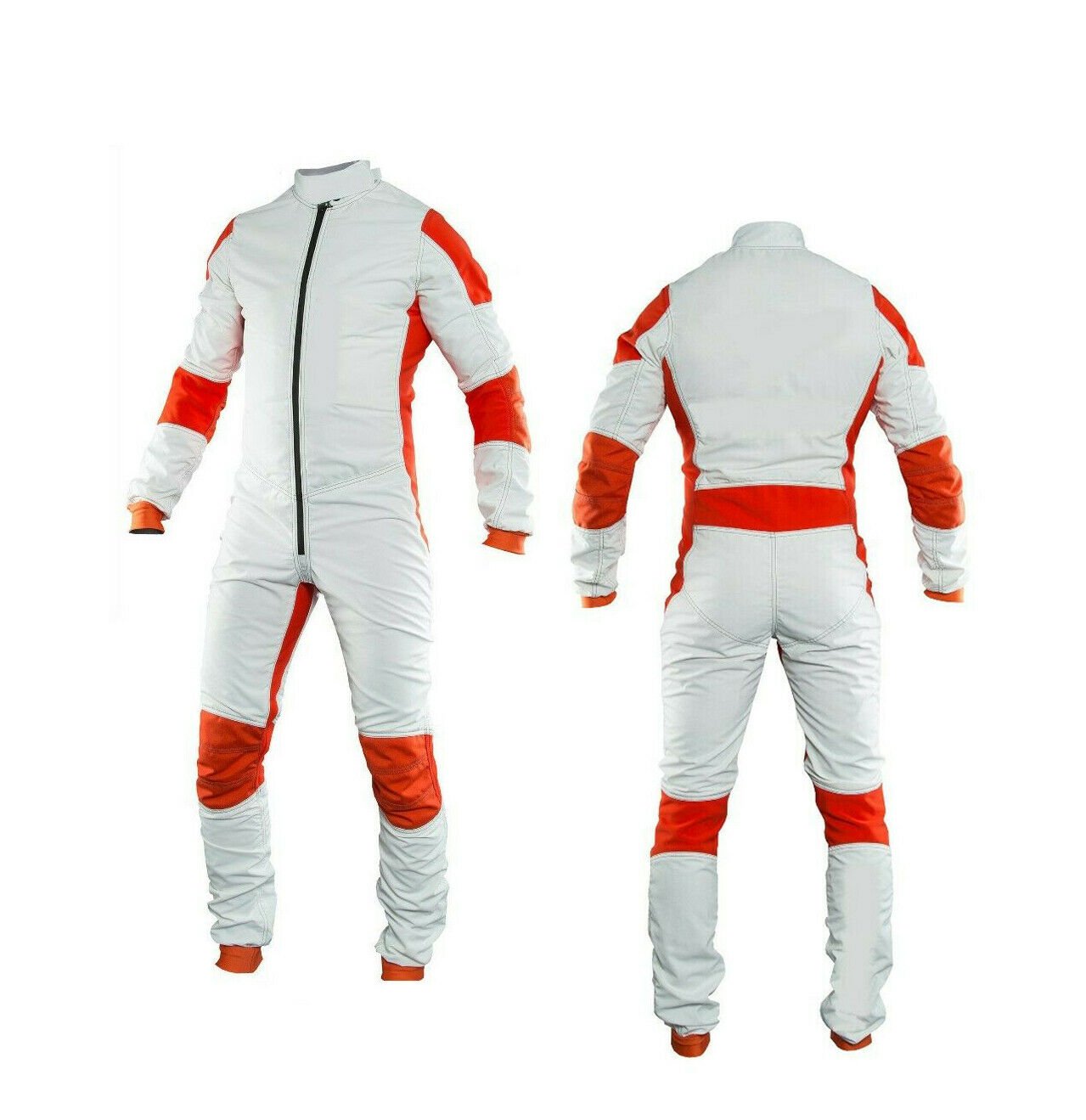 Skydiving Jump Suit Orange and white premium colors