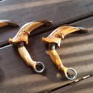 Javanese Kerambit, Indonesian Martial Arts Weapon, Pencak SIlat Knive, Batik Craved