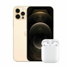 iPhone 12 Pro - 512GB - Gold + AirPods (2nd generation) with Wireless Charging Case