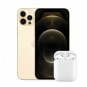 iPhone 12 Pro - 512GB - Gold + AirPods (2nd generation) with Wireless Charging Case