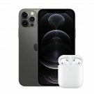 iPhone 12 Pro - 512GB - Graphite + AirPods (2nd generation) with Wireless Charging Case