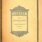 Schirmer's Library Vol. 1187 Mendelssohn Capriccio Brillante