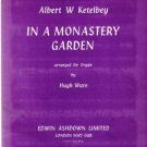 In a Monastery Garden Albert Ketelbey Arranged for Organ
