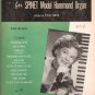 The Hit Parade for Spinet Model Hammond Organ