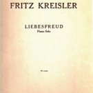 Liebesfreud Fritz Kreisler Piano Solo Liebesfreud Fritz Kreisler Piano Solo
