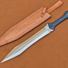 22" Custom made D2 Tool steel full tang blade, Dagger Sword roman Gladiolus MX 04 Active