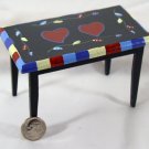 Country Heart Side Table 1:12 Dollhouse Miniature