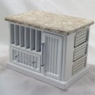 White Bistro Island 1:12 Dollhouse Miniature