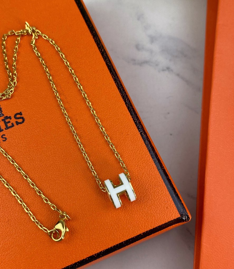 Quality Upgrade Hermes Mini Pop H Pendant Yellow Gold Rose Gold 095293