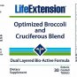 Life Extension Optimized Broccoli & Cruciferous Blend 30 Tablets - 2 Pack