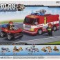 Blok Squad Mega Bloks Fire Truck Patrol Rescue Playset - 190 Piece