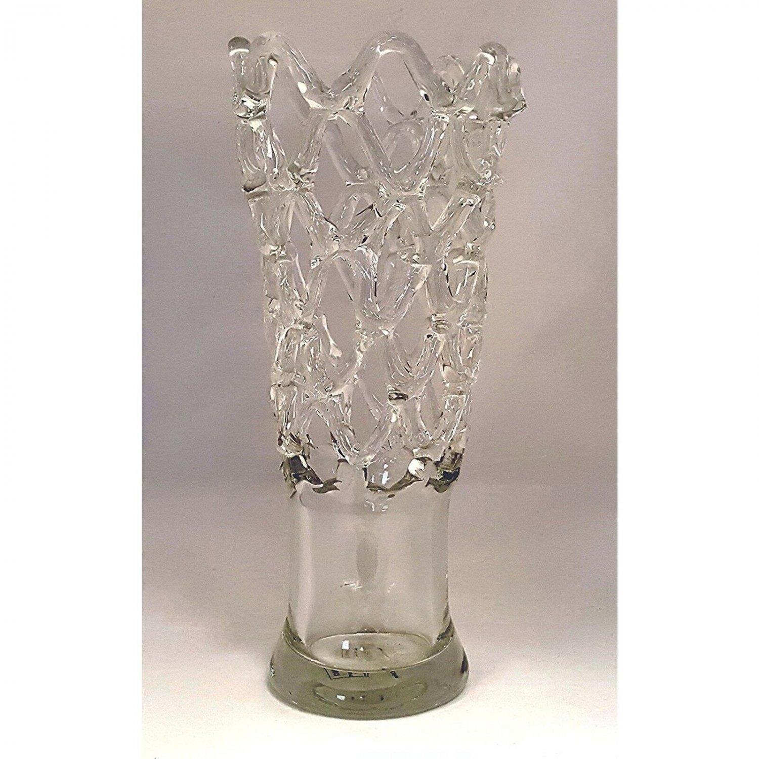 Manhattan Chic Artisan Tall Net Glass Vase