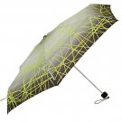 Totes Mini Trekker Umbrella With Manual Open Grey/Green Strength - 41"