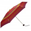 Totes Mini Trekker Umbrella With Manual Open Chevron Stripes - 41"