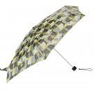 Totes Mini Trekker Umbrella With Manual Open Green/Gray Outdoor Circle - 41"