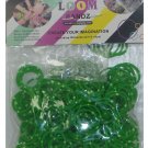 300 Loom Bands With 12 Clips - Salad/White Zebra Mix