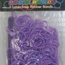 Colorful Loom Bands Mix, Clips and Hook 300 Bands - Purple