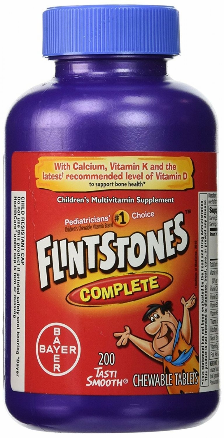 Flintstones Complete Childrens Multivitamin - 200 Chewable Tablets