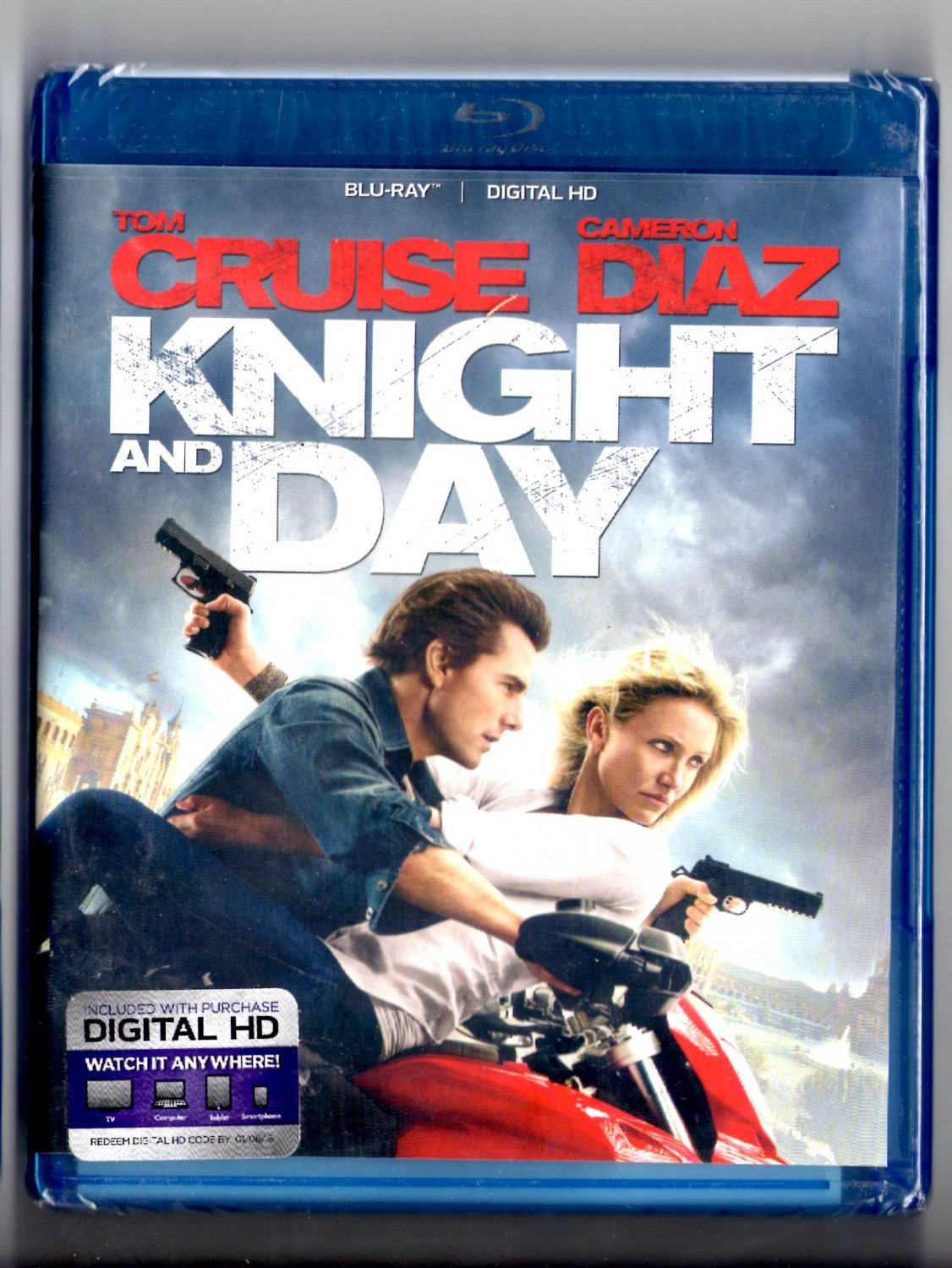 Knight and Day Blu-ray + Digital HD UV Ultraviolet Action Tom Cruise, Cameron Diaz, Peter Sarsgaard