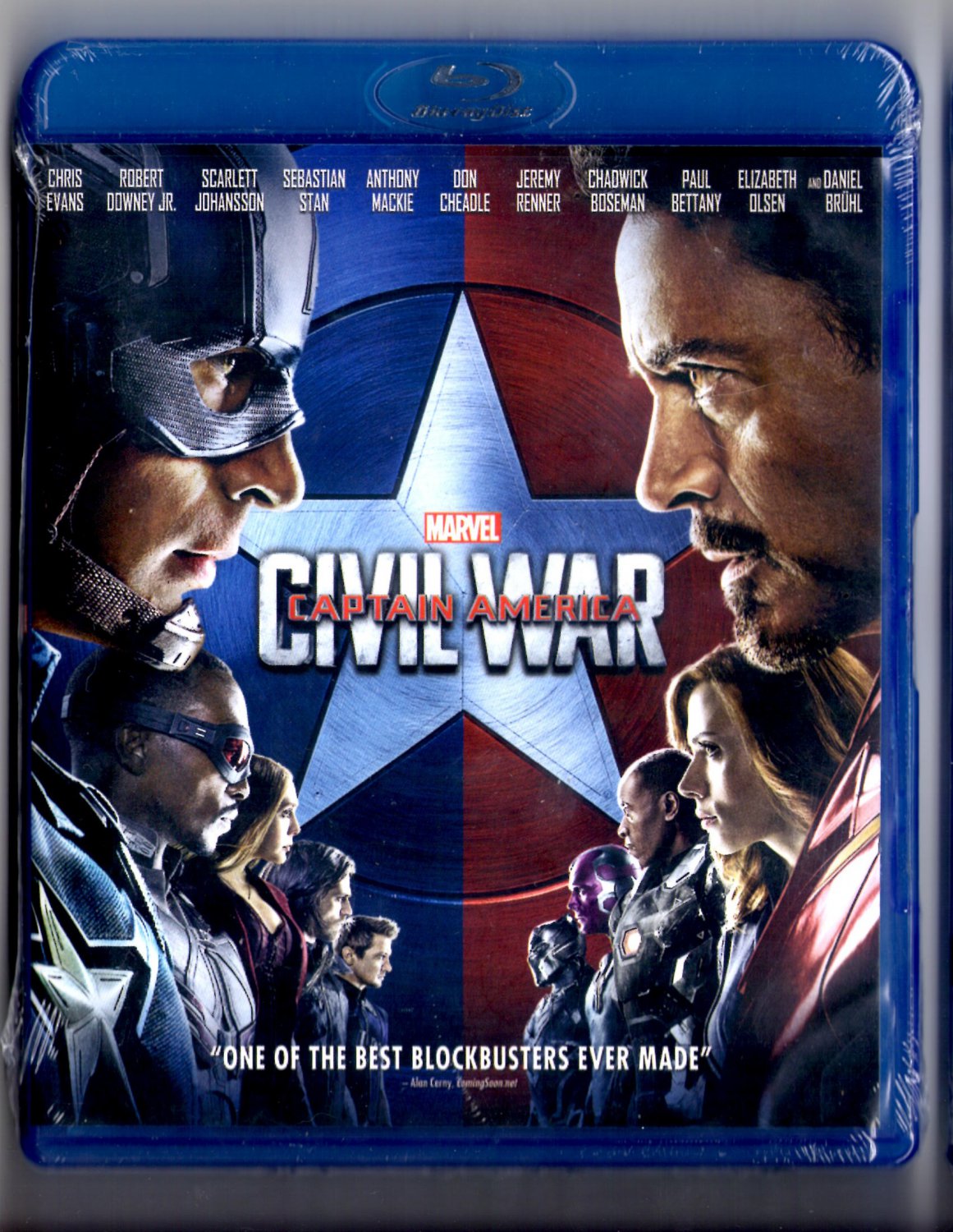 Marvel Captain America Civil War Blu-ray Action/Superhero/Comic Chris Evans, Anthony Mackie