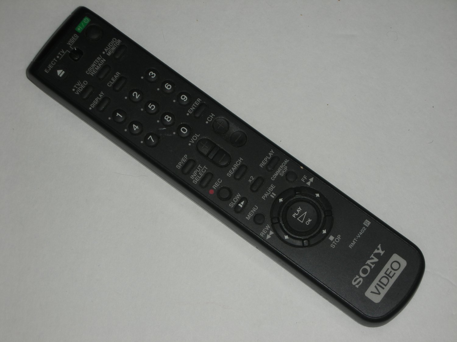 Sony RMT-V402 VCR + TV Remote Controller Genuine Original OEM