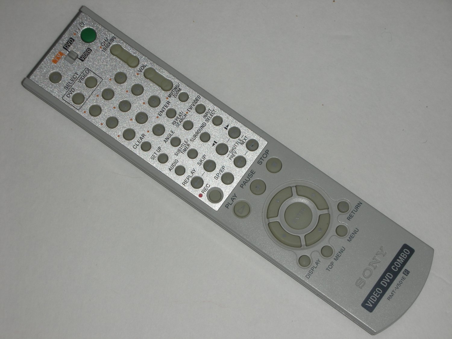 Sony RMT-V501E VCR DVD Combo + TV Remote Controller Genuine Original OEM
