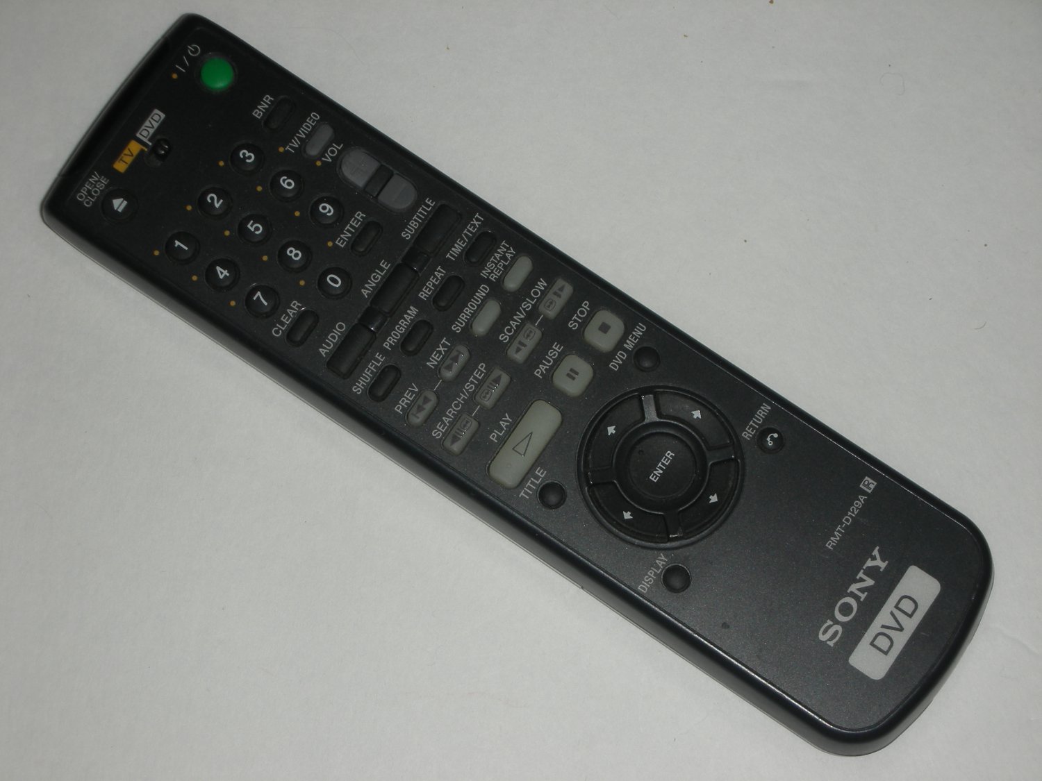 Sony RMT-D129A DVD Player + TV Remote Controller Genuine Original OEM