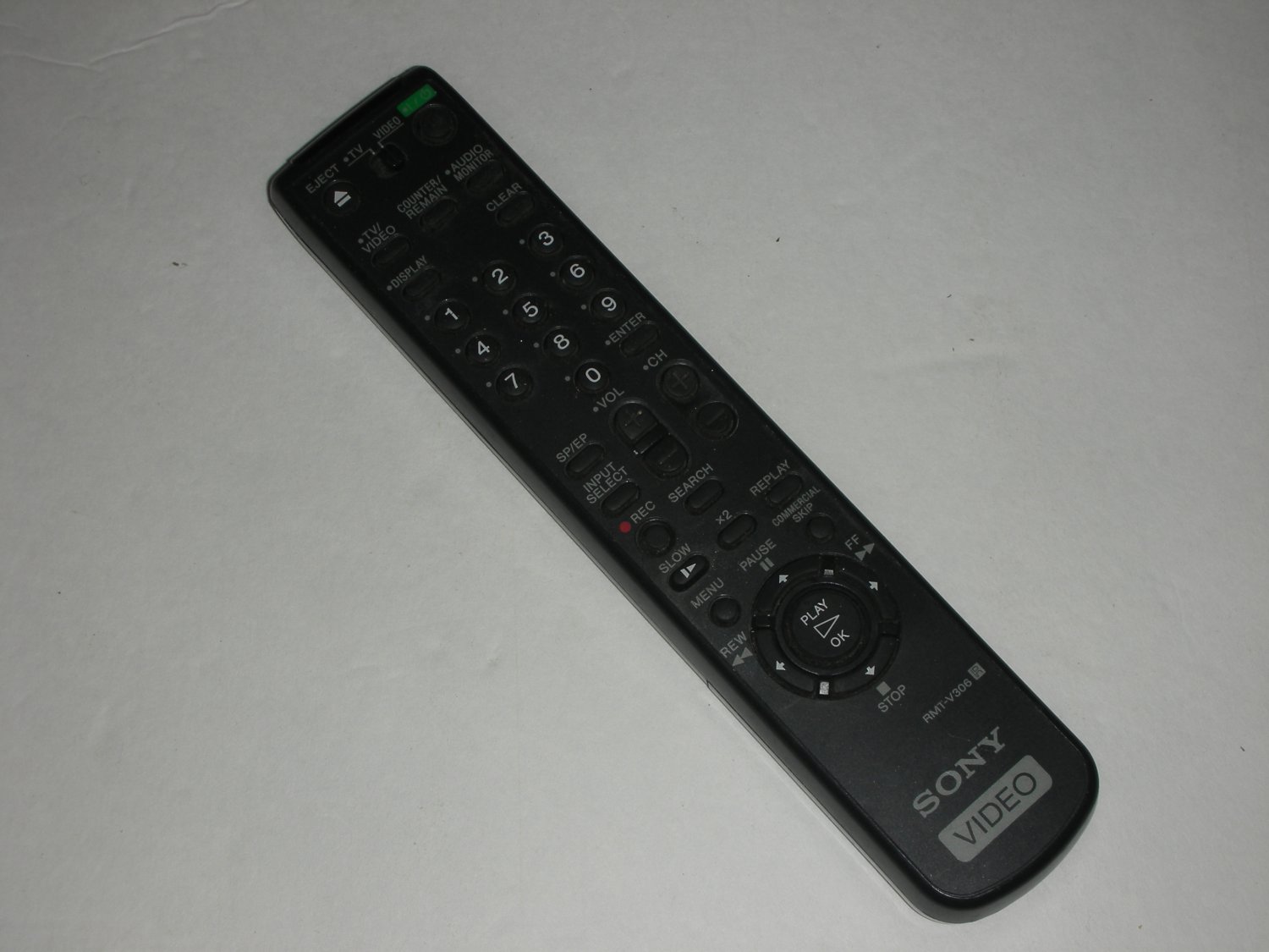 Sony RMT-V306 Video VCR VHS + TV Remote Controller Genuine Original OEM