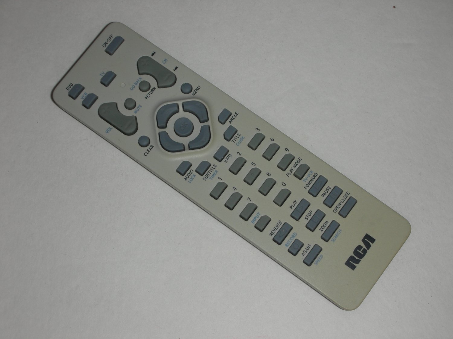 RCA RCR311DA1 DVD Player + VCR TV Remote Controller Genuine Original