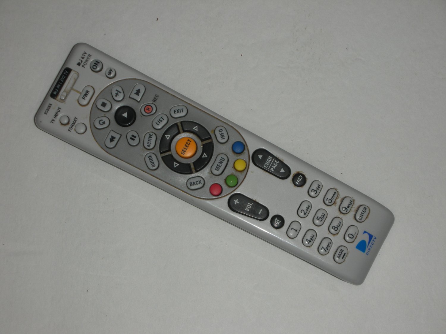 DirecTV RC65RX multi-Device AV1 AV2 TV Programmable Remote Controller Genuine Original