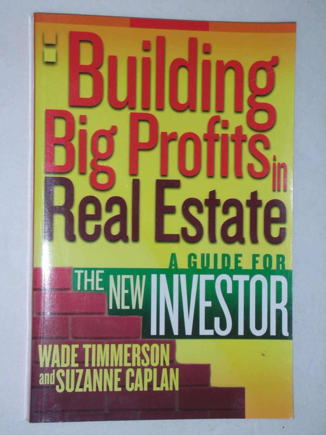 Building Big Profits in Real Estate: A Guide for The New Investor Paperback Softcover Book