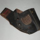 Vintage Rooster Drill Holster CC-411 Dark Brown Leather Tool Belt Loop