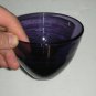 Purple Intentional Bubble Glass Cup Bowl Dish 4-3/8" Diameter