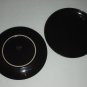 IKEA Glossy Purple/Plum/Eggplant 8" Side Salad Plate Saucer 12011 - Pair of 2