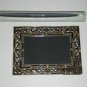 Z Gallerie 4x6 Picture  Photo Frame Heavy Iron Rhinestones Amber Green Brown FRM TRIESTE