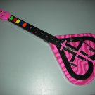 Nintendo Wii ALY & AJ Pink Heart Wireless Guitar Hero Controller Pelican PL-7535