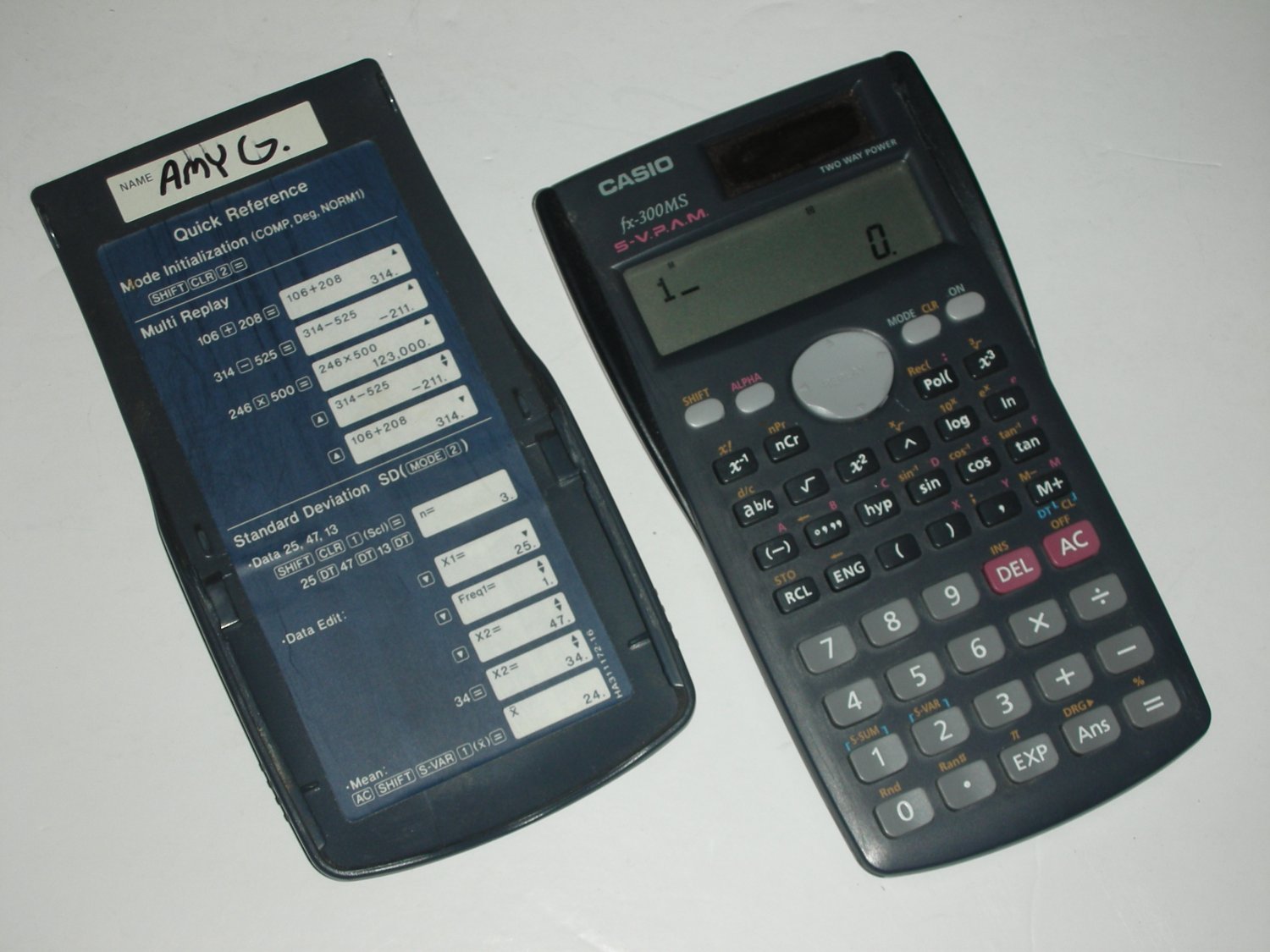 CASIO fx-300MS PLUS 2-Line Display Scientific Calculator