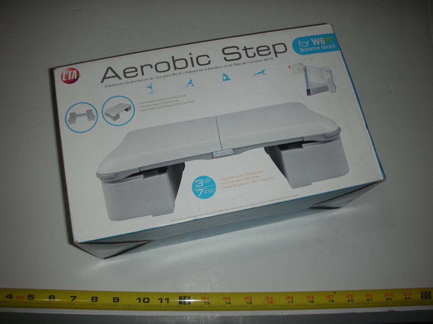 Nintendo Wii CTA Aerobic Step for Balance Board Gaming Controller Accessories Add Ons