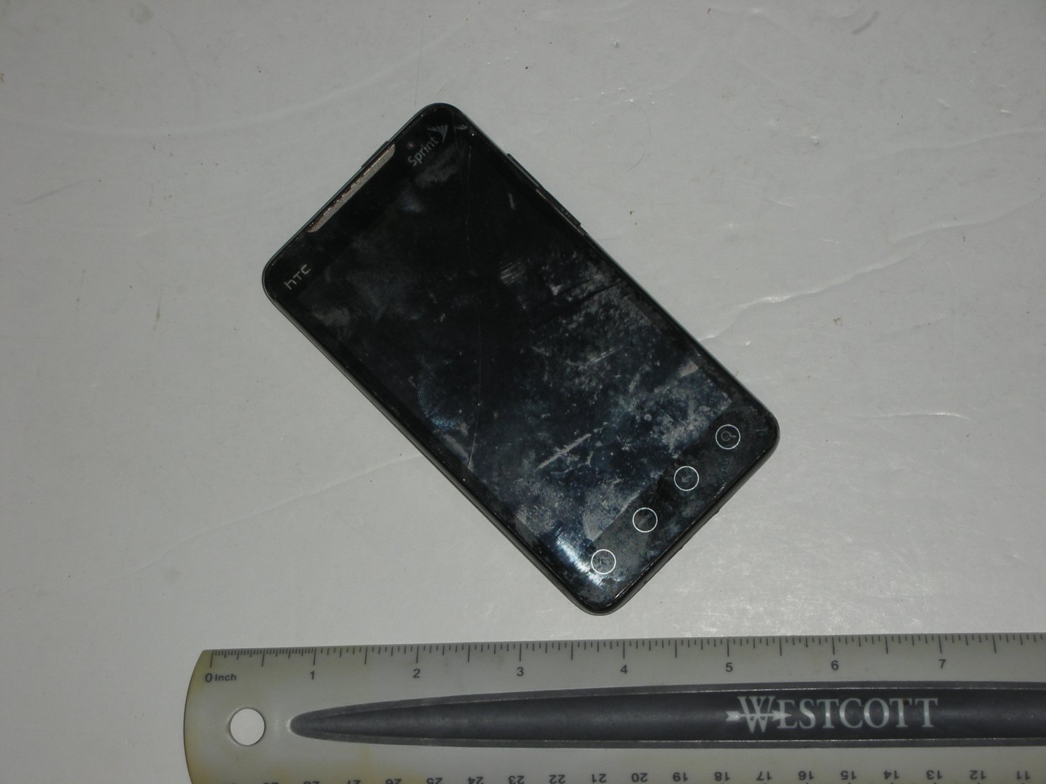 Sprint HTC Evo 4G PC36100 Android CellPhone Smartphone (for parts)