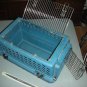 Petmate Double Door Deluxe 100 Series Top Load Cat Carrier Transport Cage - Blue 502909
