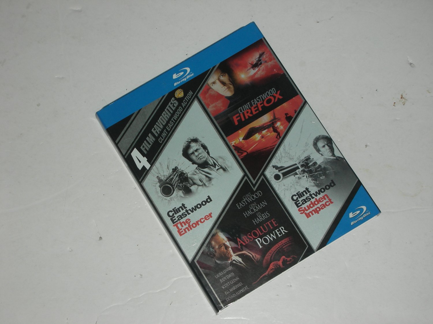 Firefox / Absolute Power / The Enforcer / Sudden Impact Clint Eastwood Blu-Ray DVD Action/Thriller