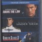 Above the Law / Under Siege / Under Siege 2 Triple-Feature Blu-Ray DVD Action/Thriller Steven Seagal
