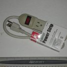 HFT 4-Outlet Power Strip with 2' 14 Gauge Cord 69689  NEW