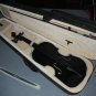 Mendini by Cecilio MV-BLACK 4/4 Full Size Violin Fiddle Metalic Black Finish
